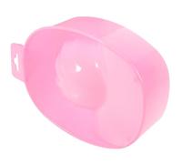 Didiseaon Single-layer Rectangular Nail Removal Soaking Bowl Made of Plastic for Manicure Tools, Fits Five Nails a Time, for Professional Salon and Home Use