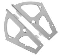 Didiseaon Single Layer Stainless Steel Flip Frame Shoe Rack Replacement Fittings Gray Iron Shoe Cabinet Hardware Hinge Parts for Storage Repair