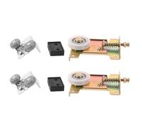 Didiseaon Sliding Door Pulley Roller Kit for Wardrobe Closet Cabinet Top Mount Sliding Door Track Wheel Assembly with Sturdy Metal Wheels Replacement