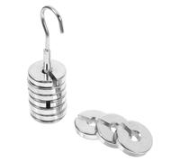 Didiseaon Slotted Mass Set with Hanger Lab Slot Weight Set Chrome-Plated Iron 10g pieces for Calibration Balancing Laboratory Equipment Jewellery Making and Handicraft Use
