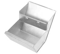 Didiseaon Small Animal Feeder Box Iron Rabbit Food Holder Portable Storage Basket for Guinea Pig Ferret Feeding Pet Feeder for Home and Farm Use