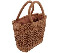 Didiseaon Small Beach Bag Straw Purses Handbags for Women Cellphone Bag Fashion Design Pastoral Style Lightweight Sturdy Straw Enough Room for Daily Items Not Easy to Deform Or Tear