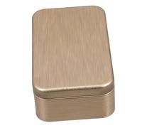 Didiseaon Small Decorative Tin with Lid for Cookies Candy and Tea Storage Elegant Chinese Style Box for Weddings Holidays and Home Organization Secure Freshness Gold Finish