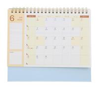 Didiseaon Small Desk Calendar for Office Compact Standing Daily Planner and Habit Tracker Paper Tabletop Organizer for Schedule Management and Stylish Workspace Decor