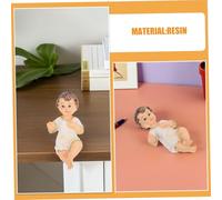 Didiseaon Small Resin Jesus Figurine Religious Ornament for Home Chapel Church Decor Compact Nativity Sculpture for Christmas Faith Display and Spiritual