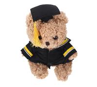 Didiseaon Small Stuffed Bears Phd Hat Graduation Bear Toy Plush for Home Office Decoration