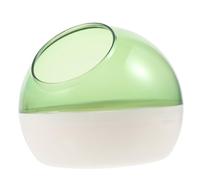 Didiseaon Small Transparent Hamster Sand Bath Box with Design Plastic Sand Basin for Hamsters Mice Chinchillas Multi-function Pet Toilet and Digging Container