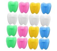 Didiseaon Small Trinket Holder Pp and Cotton Thread Material, Mixed Style and Baby Tooth Keepsake Box 20pcs with Smooth Surface and Compact Design for Kids Lost Teeth Storage