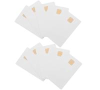 Didiseaon Smart Ic Cards Lightweight 2k Memory Capacity White 10pcs with Chip Pvc Material with Performance for Access Control Systems and Lots