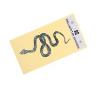 Didiseaon Snake Themed Guitar Neck Inlay Stickers Fretboard Decals for Acoustic Electric Guitars Vivid Color Headstock Decals for Music Players