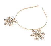 Didiseaon Snowflake Headband Rhinestone Sparkling Hair Accessory Christmas Party Holiday Winter Wonderland Winter Festival
