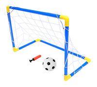 Didiseaon Soccer Goal for Portable Blue Football Training Net Door Detachable Outdoor Sports for Backyard Park Beach Enhances Skills and Accuracy