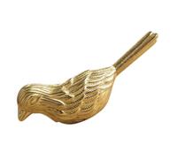 Didiseaon Solid Brass Bird Statue Figurine Multi Functional Tea Pet and Decorative Ornament for Living Desktop Hallway Symbolizing Fortune Artistic Home Decor