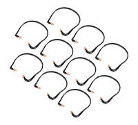 Didiseaon Sound Blocking Silicone Banded Earplugs 10pcs Noise Canceling Earplugs for Studying Sleeping and Travel
