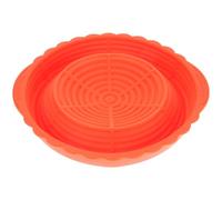 Didiseaon Sourdough Proofing Basket Large Capacity with Collapsible Design Silicone Bread Proofing Container and Safe Material, round Orange for Home Baking and Artisan Bread Making