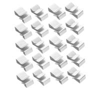 Didiseaon Spring Steel Wire Holder and Electrical Setups for Solar Panel Applications 75pcs Heavy Duty Automotive Clips, Metal Double Wire Clips Clamp Effortless Installation Silver Cable