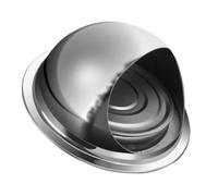 Didiseaon Stainless Steel Chimney Flue Cowl Vent Hood Metal Chimney Cover with Cold and Pressure Resistance for Outdoor Wall Exhaust Replacement Roof Vent Protection