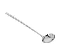 Didiseaon Stainless Steel Cooking Ladle Thickened Long Handle Ergonomic Design Lightweight Practical Kitchen Spoon for Home Cooking and Serving