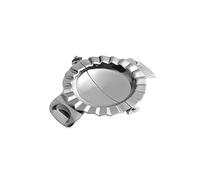 Didiseaon Stainless Steel Dumpling Maker Large Easy-Clean Dumpling Mold for Home Kitchen Multi-use Dough Press for Empanadas Ravioli Mini Pies with Tight-Seal Crimped Design