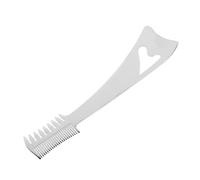 Didiseaon Stainless Steel Eyelash Comb and Crescent-Shaped Shield with Wide and Fine Tooth Dual Side Design Prevents Mascara Smudging and Fits Eyelid Curve, for Daily Commutes and Makeup