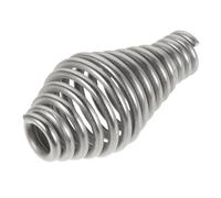 Didiseaon Stainless Steel Fireplace Door Handle Spring Heavy-Duty Wood Stove Replacement Handle for Coal Pit BBQ Pit and Pellet Boiler 1pcs Stove Accessories