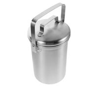 Didiseaon Stainless Steel Indoor Compost Bin with Lid Compact Countertop Food Scrap Container for Kitchen Waste Recycling and Space-saving Compost Bucket for Daily Use