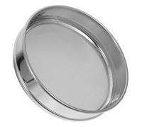 Didiseaon Stainless Steel Mesh Sieve Pan for Flour Sifting Soil Screening Lab Testing with Fine Mesh for Accurate Sample Separation and Use