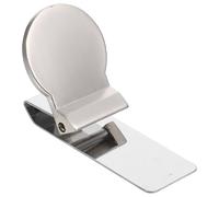 Didiseaon Stainless Steel Money Clip in Silver, Practical and Portable Small Clip that Fits in Pocket, for Office Use and Convenient Money Storage