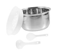 Didiseaon Stainless Steel Rice Cooker Inner Pot Material Replacement Liner for Electric Cooker for Cooking Rice and Kitchen Use