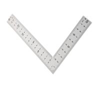 Didiseaon Stainless Steel Right Angle Ruler Thickened Carpenter Square Multi-function Machinist Measuring Tool for Woodwork and Construction with High-precision Scales