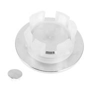 Didiseaon Stainless Steel Sink Overflow Ring Cover for Bathroom and Kitchen Splash Guard Drain Stopper Compatible with Ceramic Washbasins Easy Installation Overflow Hole Decorative Cap