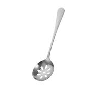 Didiseaon Stainless Steel Small Slotted Spoon for Serving, Kitchen Dinner Slotted Utensils, Portable Straining Spoon for Table Use and Food Serving