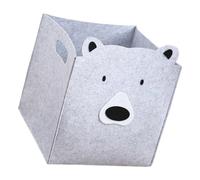Didiseaon Storage Basket for Multi-use with Handle Felt Large-Capacity Clothes Storage Bin and Book Organizer Nursery Organisation for Back to School and Toy