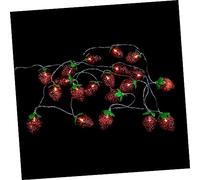 Didiseaon Strawberry Hanging Decorations Pink Led Fairy Lights Indoor Scene Light Adornment Led String Lamp