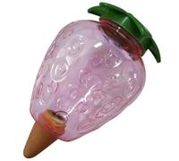 Didiseaon Strawberry Self-watering Bulb Plant Watering Bulb Plastic 500ml Pink Automatic Watering Device for Potted Plants