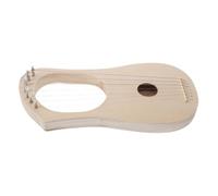 Didiseaon String Handmade Wooden Lyre Harp DIY Kit for Beginners Bass Lyre Harp with Deep Tones Educational Musical Instrument for Classical Folk and Modern Music Creative Home Decor Art