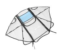 Didiseaon Stroller Rain Cover Large with Triple Zippers, Waterproof Windproof Pushchair Shield, Dustproof Pram Cover with Goggles for All-Weather Protection and Travel Use