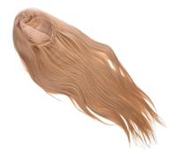 Didiseaon Synthetic Lace Front Wig Long Straight Gold Blonde Matte Finish for Women Cosplay Party Costume Realistic Wigs