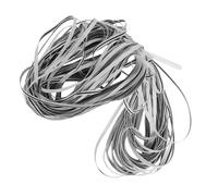 Didiseaon Synthetic PE Wicker Roll Flat Rattan Weaving Material for DIY Handcrafted Furniture Repair Imitation Woven Rattan Strip for Garden Patio Chair Table Crafting