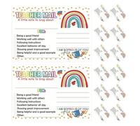 Didiseaon Teacher Incentive Cards 50Pcs Rainbow Postcards for Classroom Behavior Motivation Preschool Kindergarten Elementary Parent Communication
