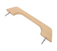 Didiseaon Teak Pull Handle Wooden Grab Handle for Wardrobe Furniture, Khaki, with Installation Accessories, for Boat and Rv