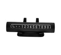 Didiseaon Temporary Parking Plate with LED Display Multi Functional Vehicle Number Card for Car Parking Phone Number Display and Dashboard Use Durable Design for Versatile Needs