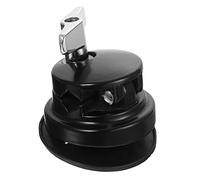 Didiseaon Tom Drum Leg Base Clamp Durable Silver Plated Iron Tom Stand Mount Bracket for Drum Compatible with Various Brands and Models Leg Replacement Accessory