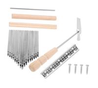 Didiseaon Tone Kalimba Accessories Complete DIY Thumb Piano Assembly Kit with Keys Saddle Tuning for Craft Enthusiasts and Beginners