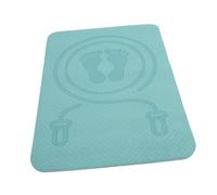 Didiseaon Tpe Skipping Mat Non-slip Shock Absorbing Jump Rope Mat for Home Workout Fitness Yoga Cushion with Soundproof and Thickened Design