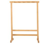 Didiseaon Traditional Bamboo Chinese Calligraphy Brush Holder Stand, Multi-Functional Pen Hanging Rack for Painting and Writing, Creative Desktop Storage Rack for Students and Artists