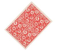 Didiseaon Traditional Blue and Red Pottery Underglaze Transfer Paper for Ceramics High Temperature Clay Decal with Classic Animal and Plum Blossom Patterns DIY Household Clay Decoration