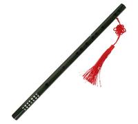 Didiseaon Traditional Chinese Bamboo Flute in Green Key of G Beginner Friendly Bitter Bamboo Instrument Handmade Musical Flute for Practice and Performance