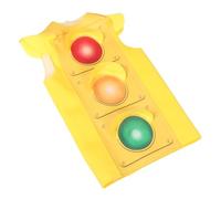 Didiseaon Traffic Light Costume Educational Role Play Outfit for Boys and Interactive Safety Dress Up for Parties Performances and Traffic Rules Learning Creative Road Sign Roleplay Clothes