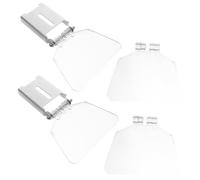 Didiseaon Transparent Bench Grinder Eye Shield Clear Protective Cover with Quick Release for Home and Small Workshops Lightweight Splash Guard for Debris and Dust Protection Easy to Install